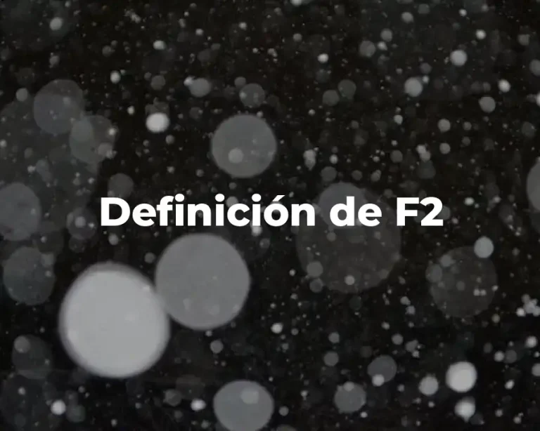 Definición de F2