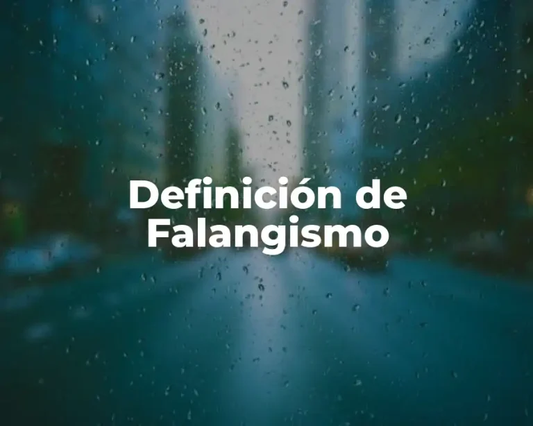Definición de Falangismo