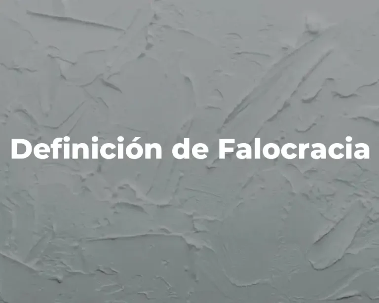 Definición de Falocracia