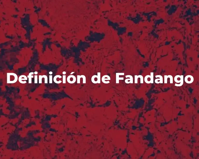 Definición de Fandango