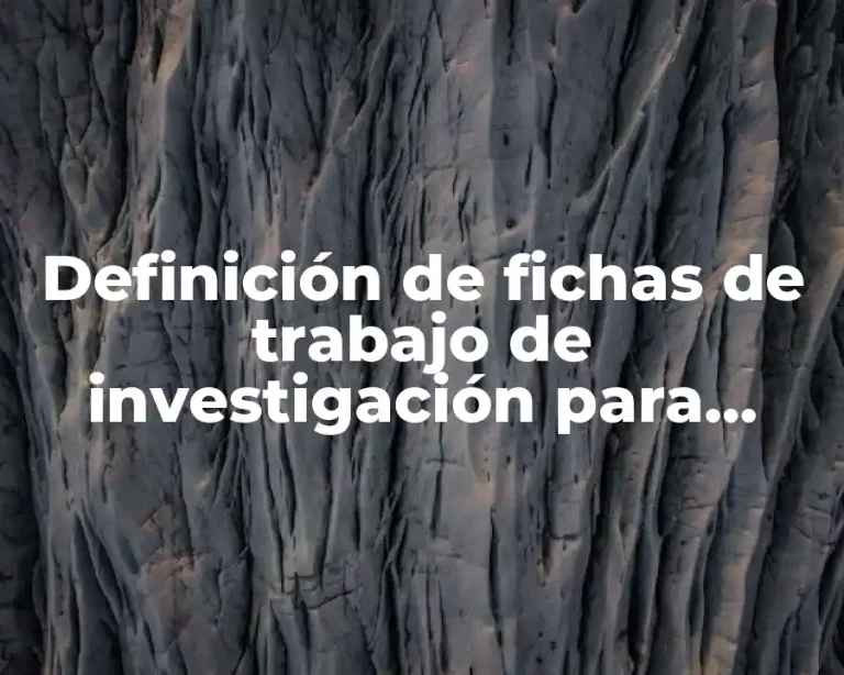 Definición de fichas de trabajo de investigación para pensiones alimenticias