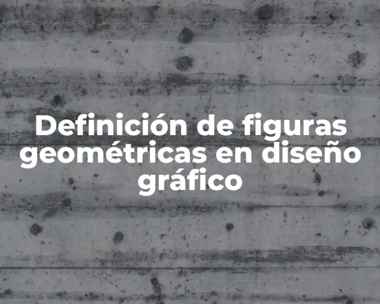 Definición de figuras geométricas en diseño gráfico