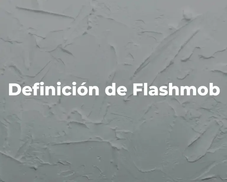 Definición de Flashmob