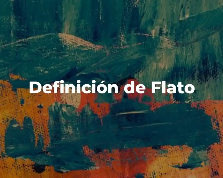 Definición de Flato