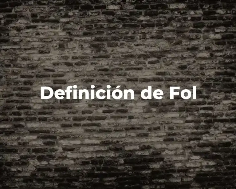 Definición de Fol