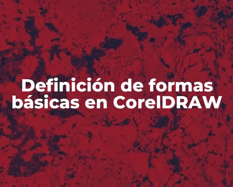 Definición de formas básicas en CorelDRAW