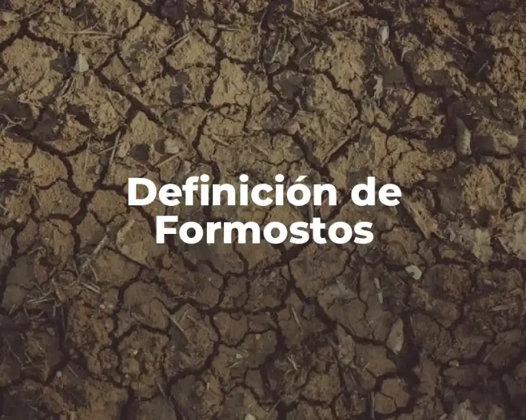 Definición de Formostos