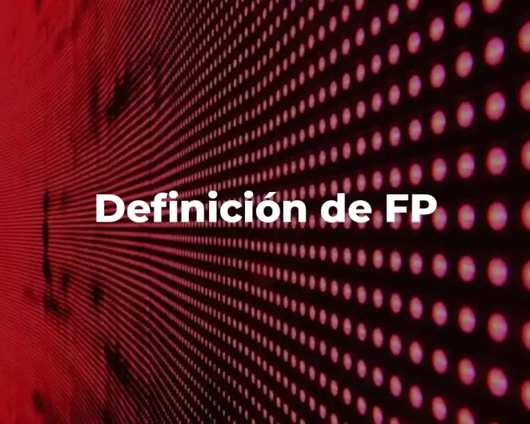 Definición de FP