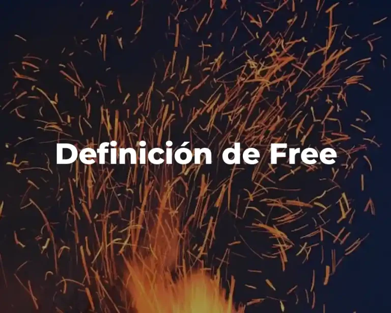 Definición de Free