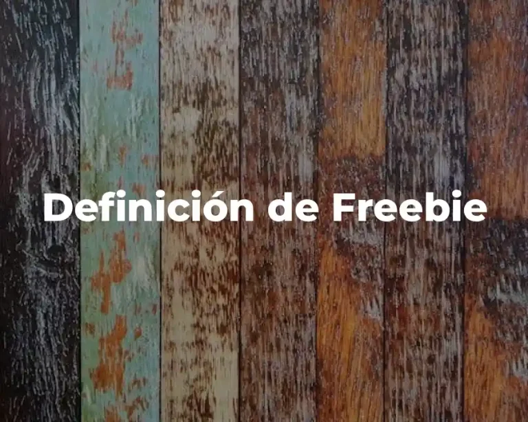 Definición de Freebie