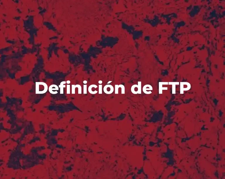 Definición de FTP