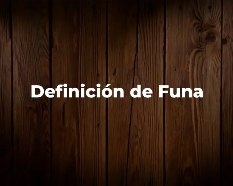Definición de Funa