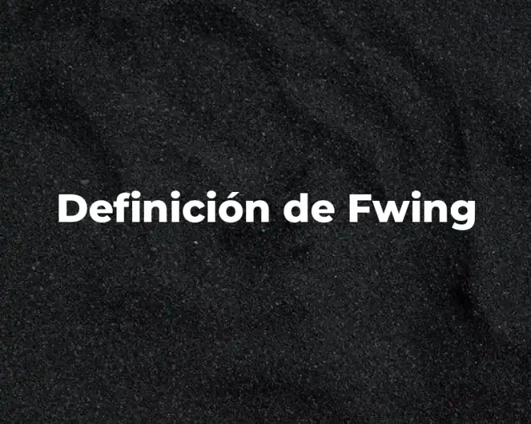 Definición de Fwing