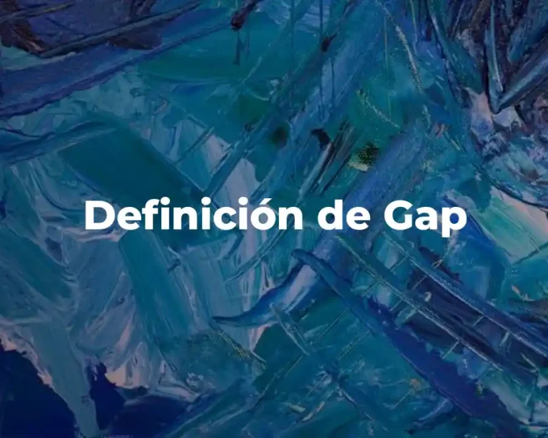Definición de Gap