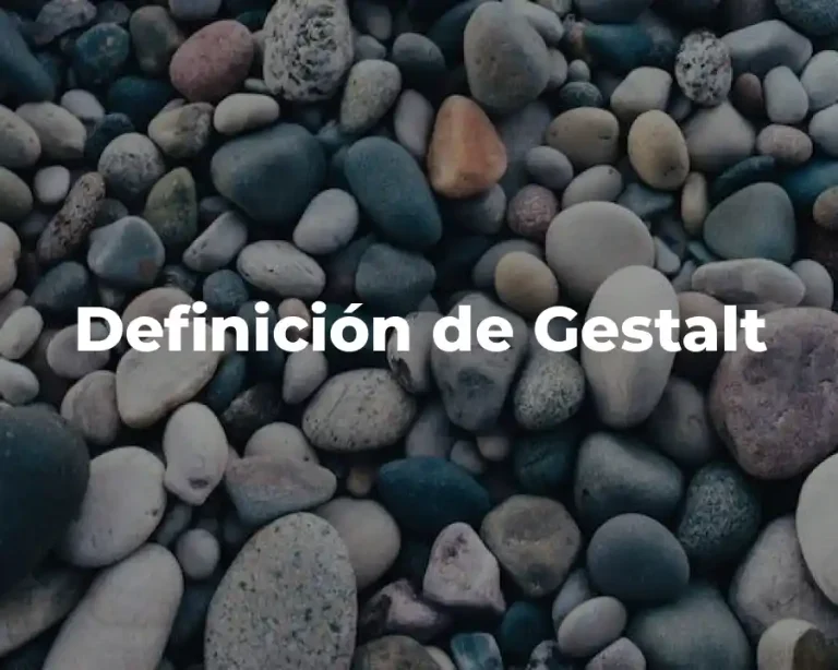 Definición de Gestalt