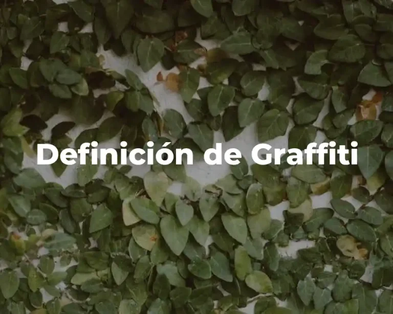 Definición de Graffiti