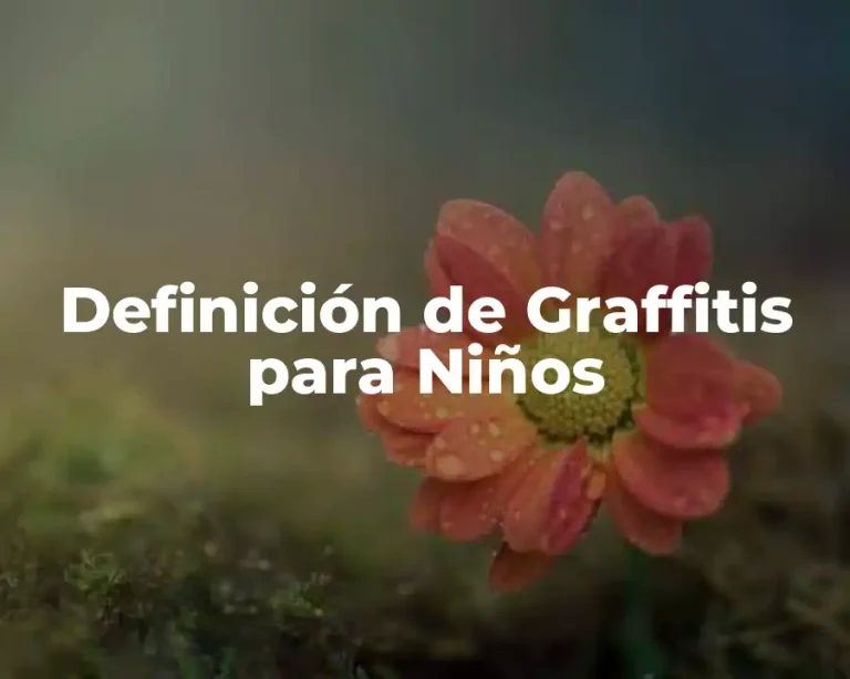 Definición de Graffitis para Niños