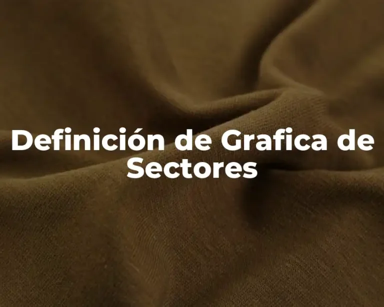 Definición de Grafica de Sectores