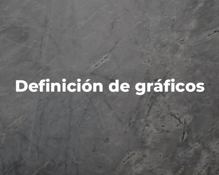 Definición de gráficos
