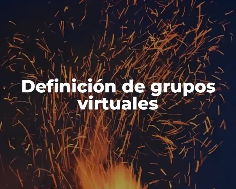 Definición de grupos virtuales