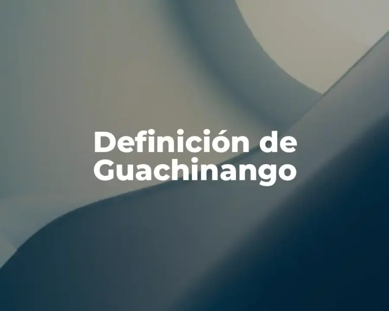 Definición de Guachinango