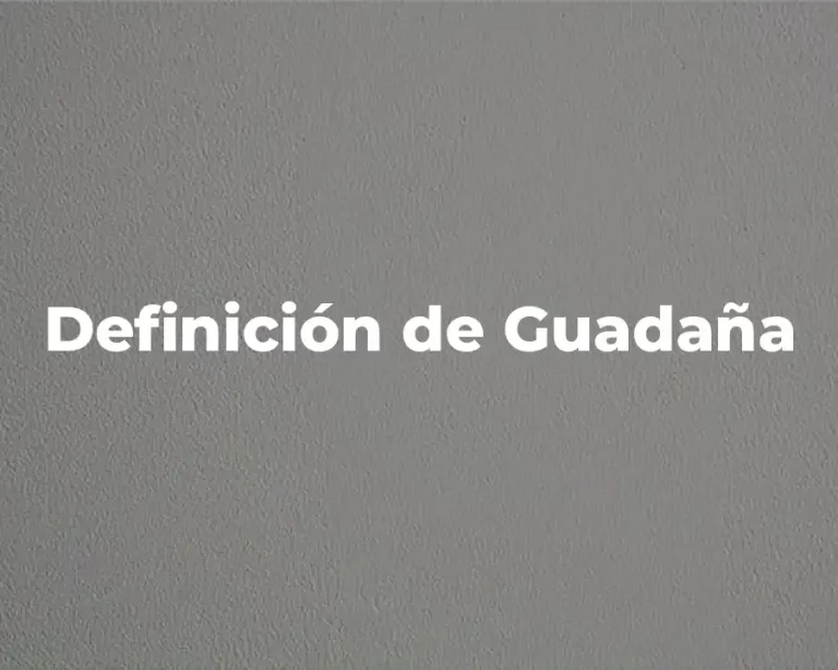 Definición de Guadaña