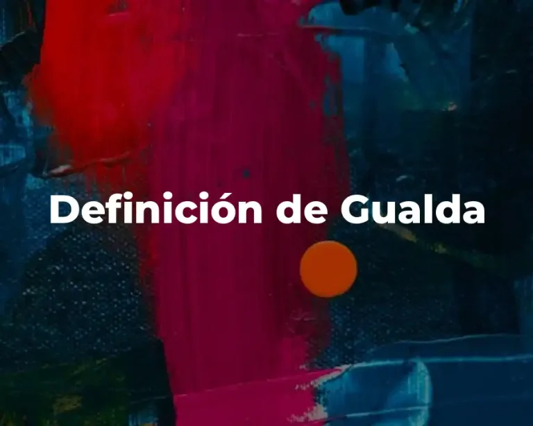 Definición de Gualda
