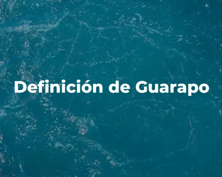 Definición de Guarapo