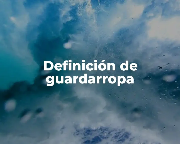 Definición de guardarropa