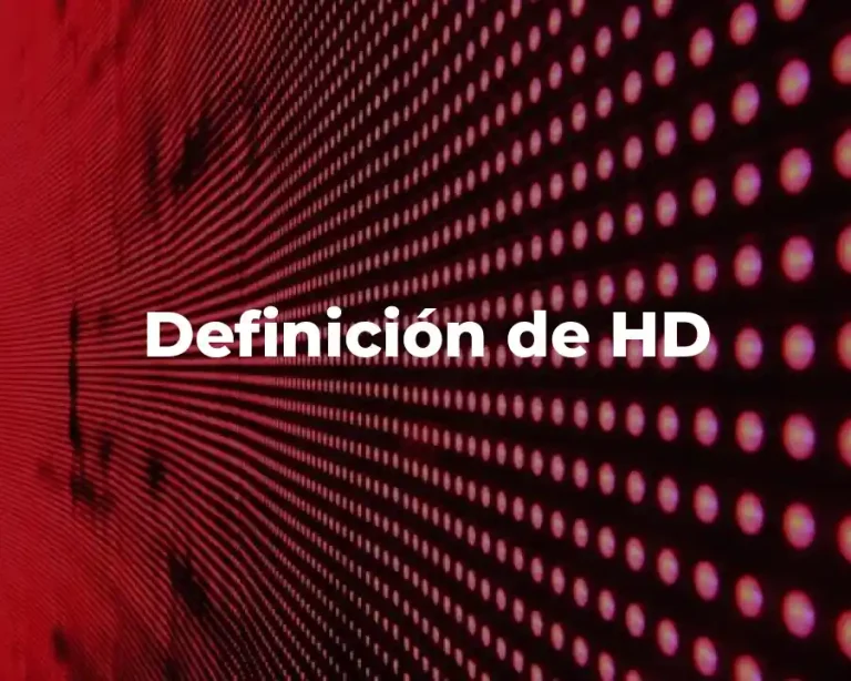 Definición de HD