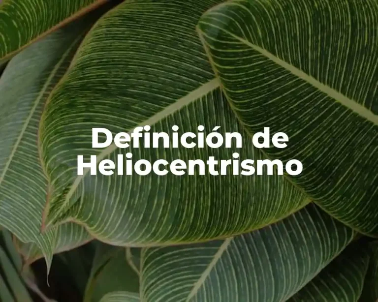 Definición de Heliocentrismo