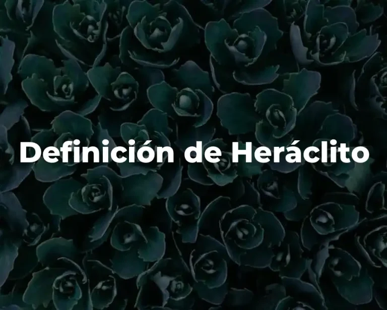 Definición de Heráclito