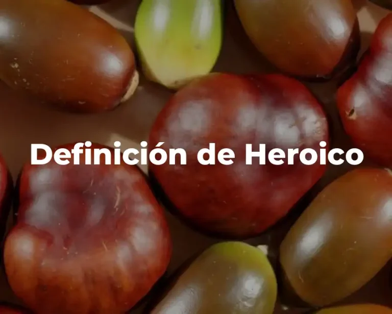 Definición de Heroico