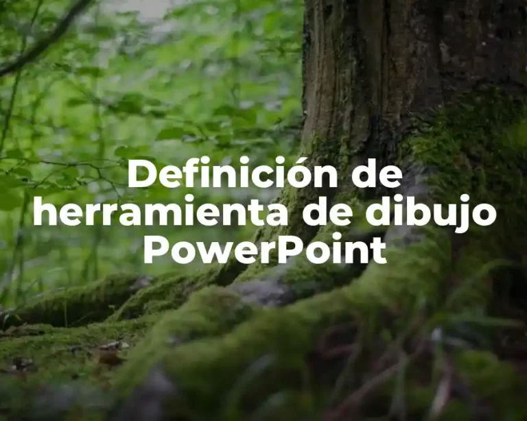 Definición de herramienta de dibujo PowerPoint
