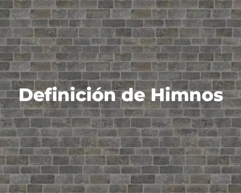 Definición de Himnos