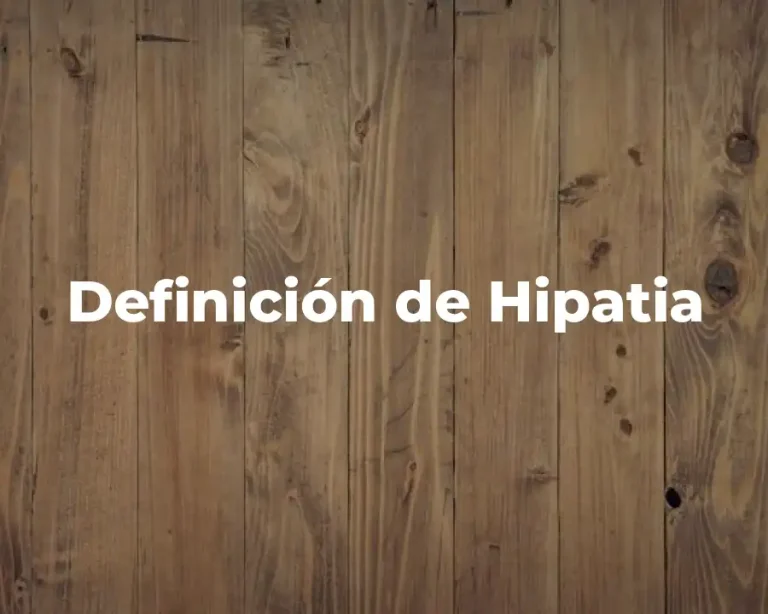 Definición de Hipatia