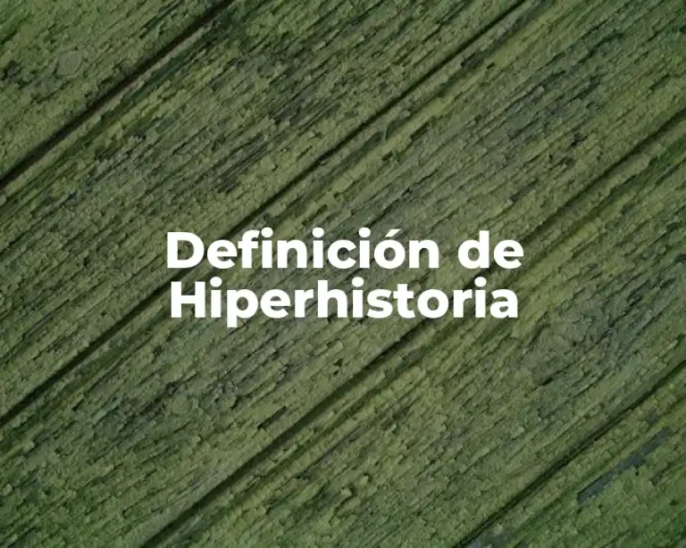 Definición de Hiperhistoria