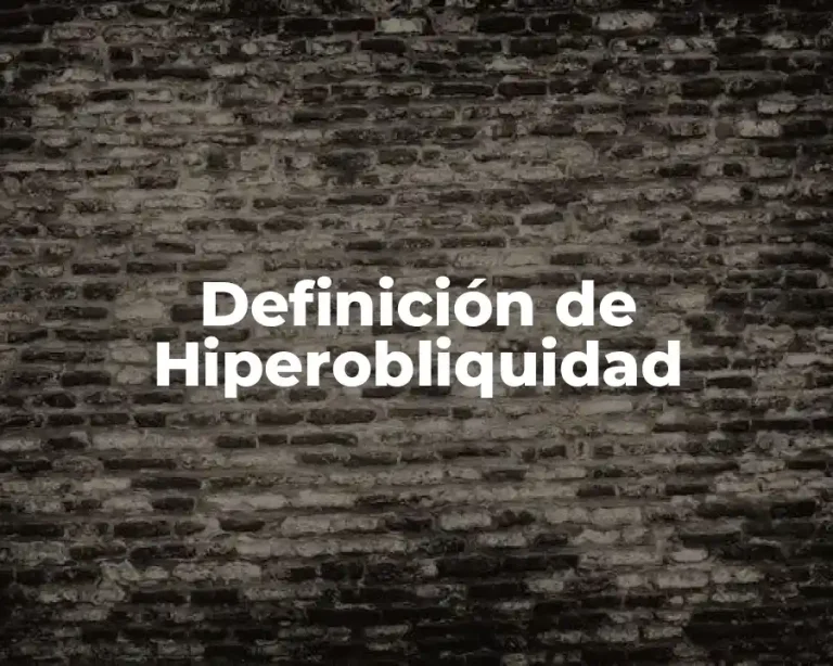 Definición de Hiperobliquidad
