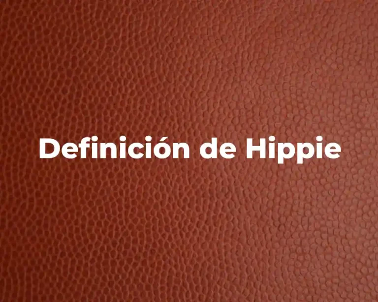 Definición de Hippie