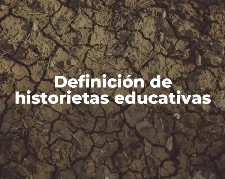 Definición de historietas educativas