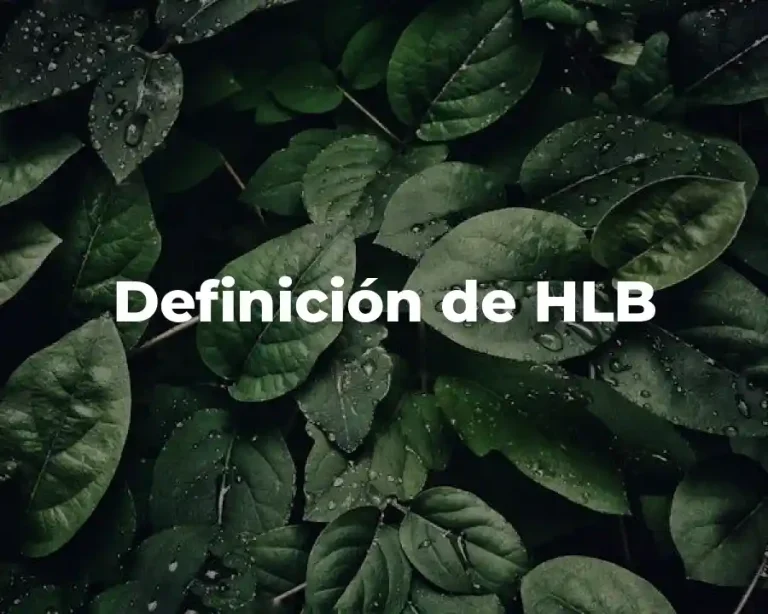 Definición de HLB
