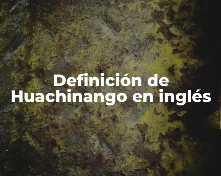 Definición de Huachinango en inglés