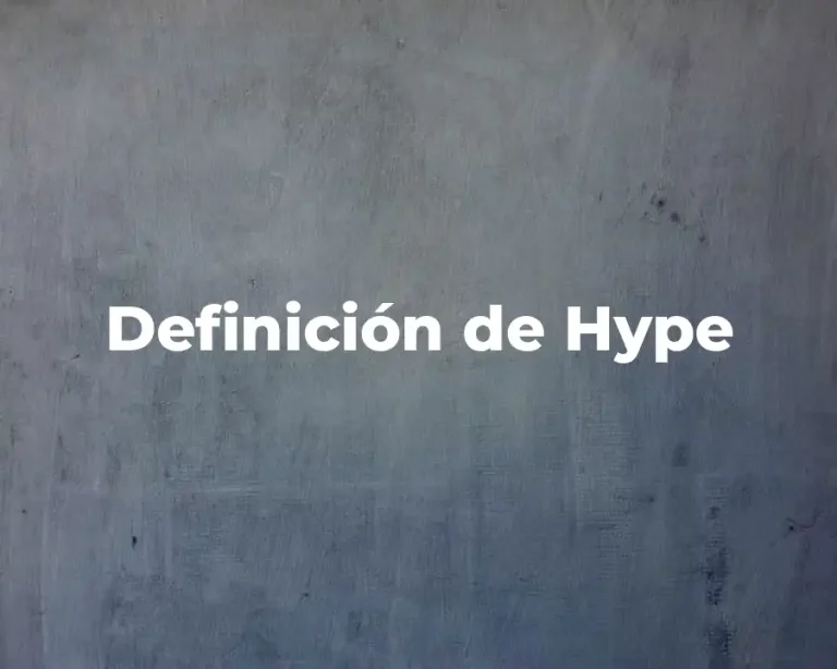 Definición de Hype