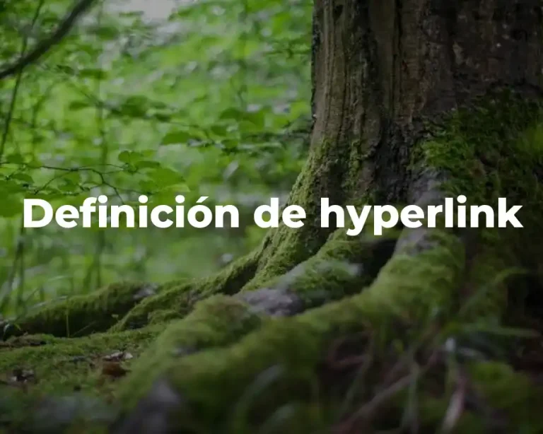 Definición de hyperlink