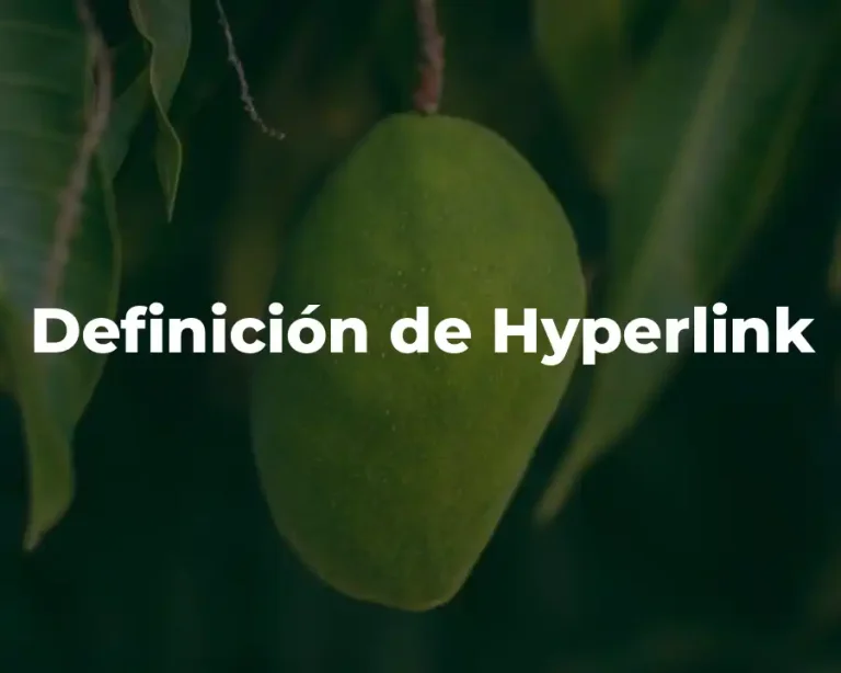 Definición de Hyperlink