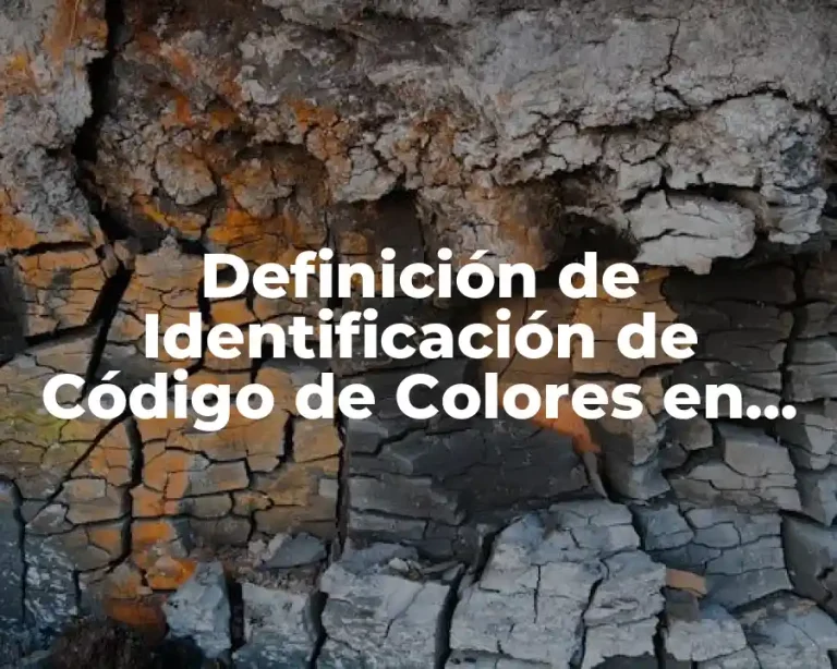 Definición de Identificación de Código de Colores en Enfermería