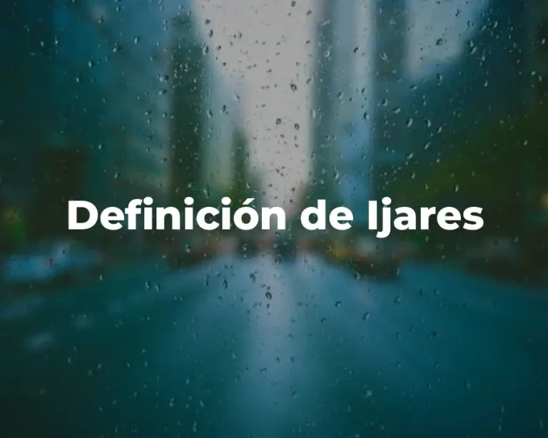 Definición de Ijares