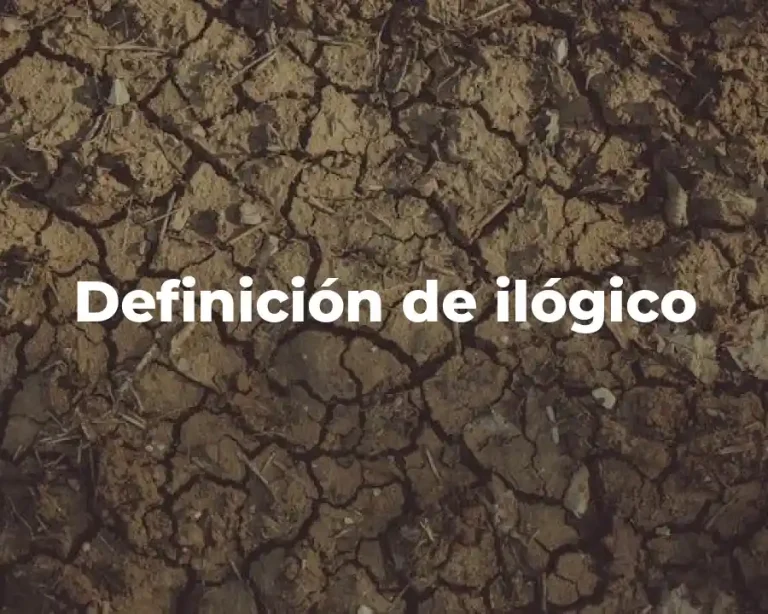 Definición de ilógico