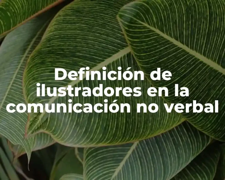 Definición de ilustradores en la comunicación no verbal