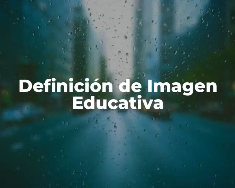Definición de Imagen Educativa